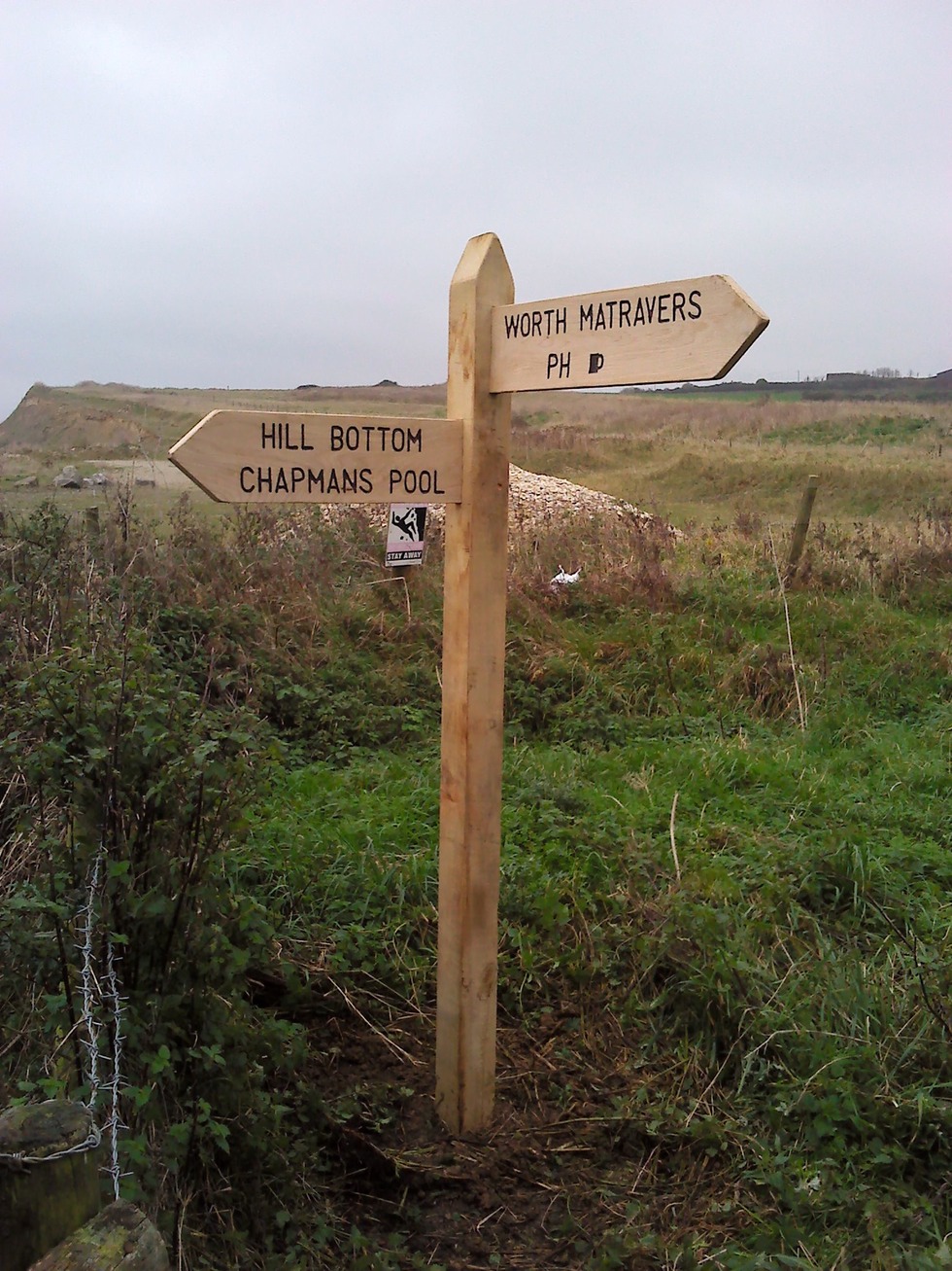 Dorset Footpath Fingerpost